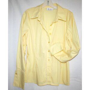 Denim & Company D&C Roll Up Cuff Shirt Small